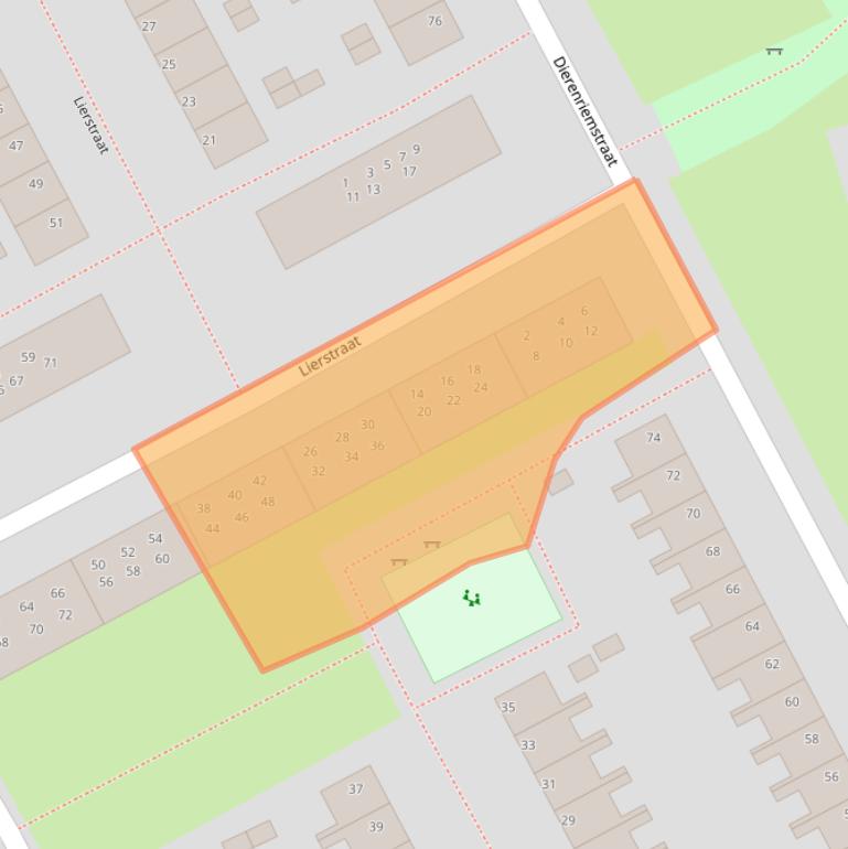 Kaart van postcodegebied 9742PD.