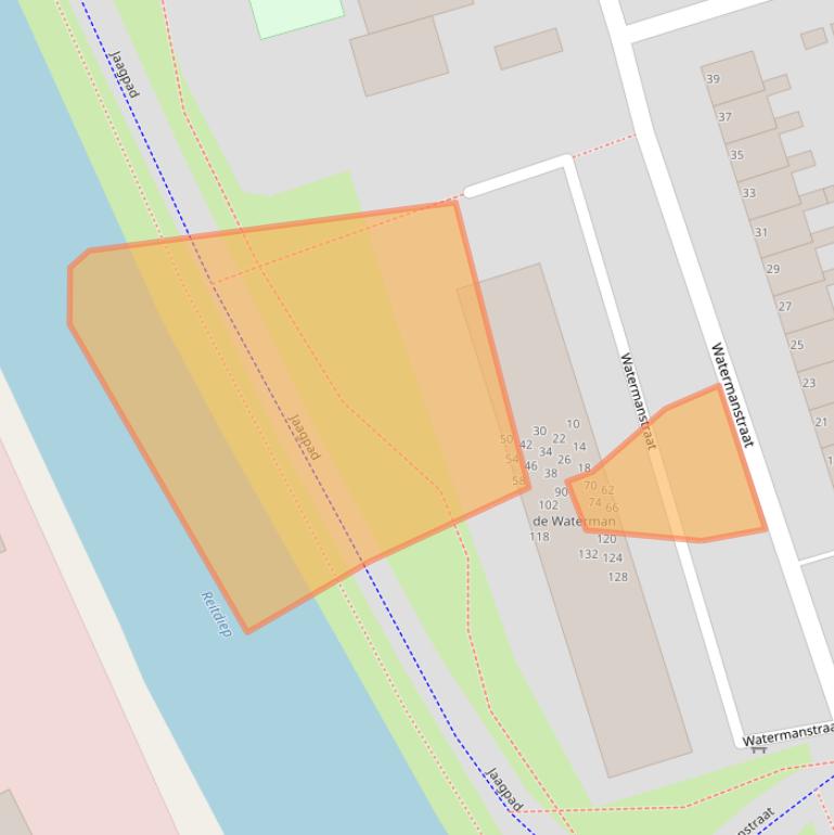 Kaart van postcodegebied 9742VN.