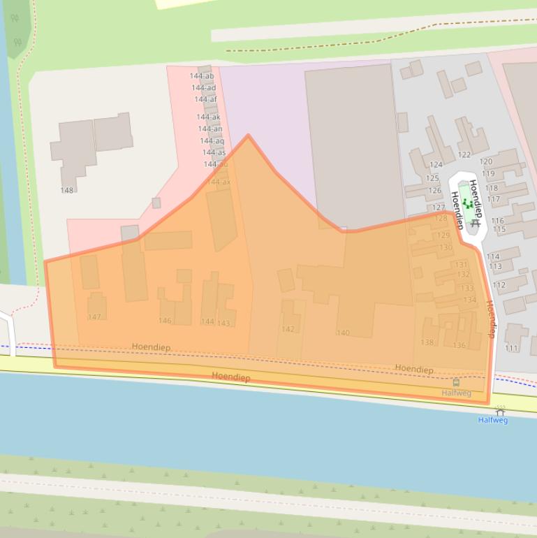 Kaart van postcodegebied 9743AR.