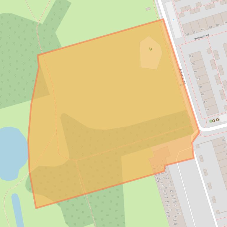 Kaart van postcodegebied 9743LH.