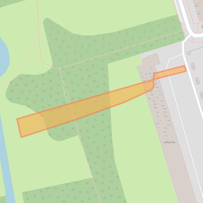 Kaart van postcodegebied 9743LJ.