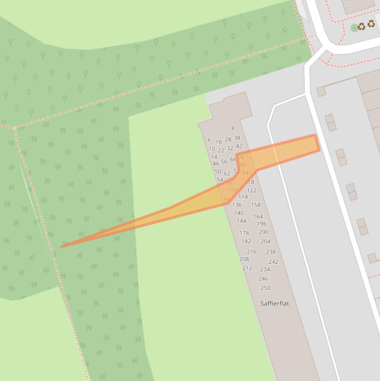 Kaart van postcodegebied 9743LK.