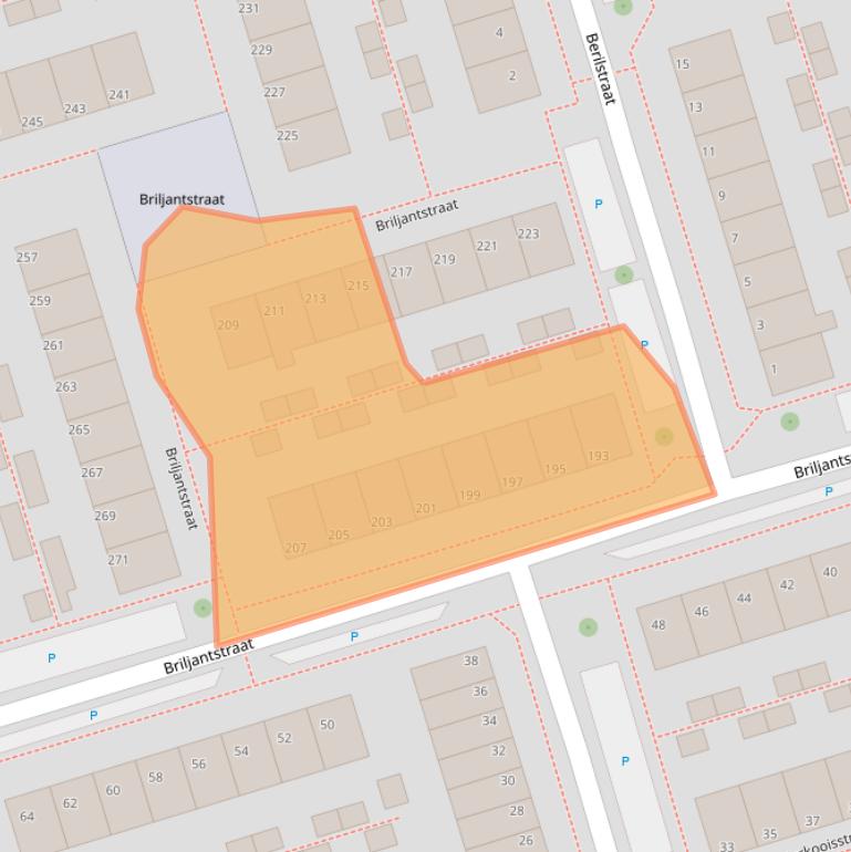 Kaart van postcodegebied 9743NH.
