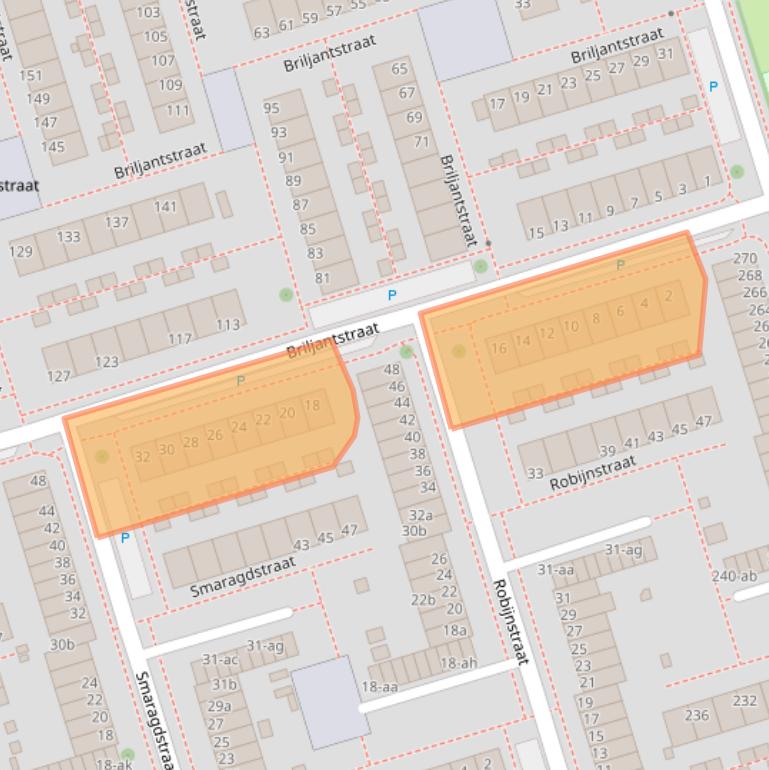Kaart van postcodegebied 9743NR.