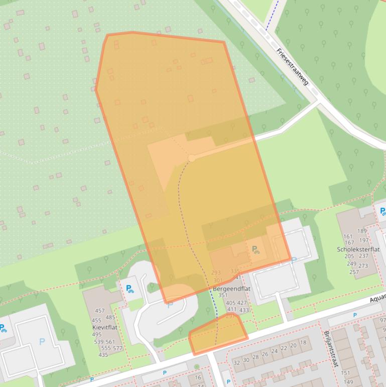 Kaart van postcodegebied 9743PH.