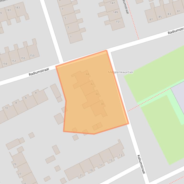 Kaart van postcodegebied 9743RV.