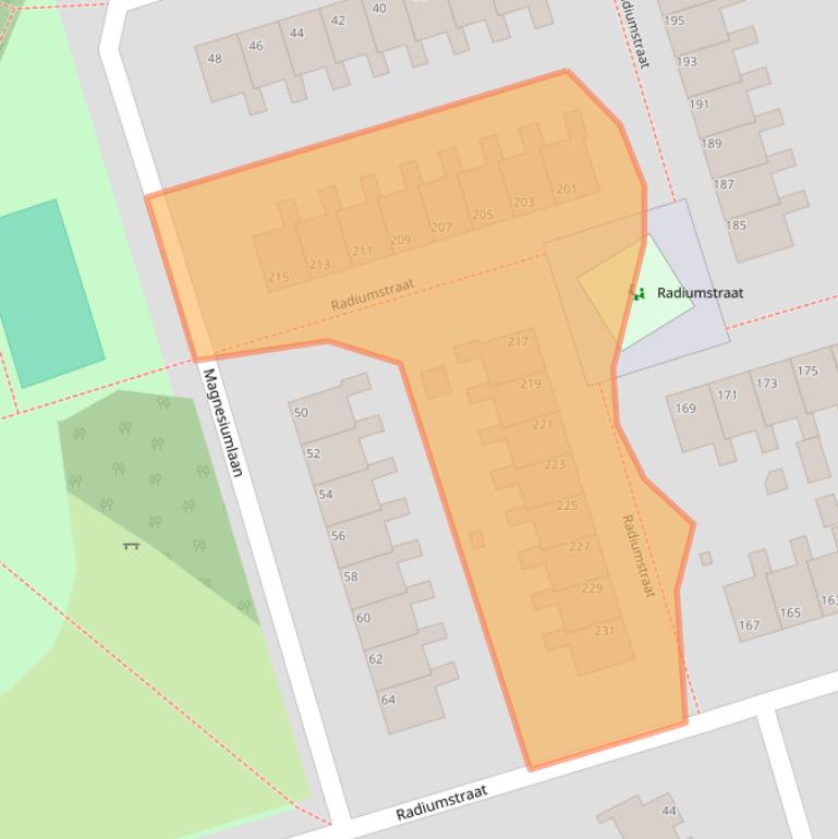 Kaart van postcodegebied 9743SN.