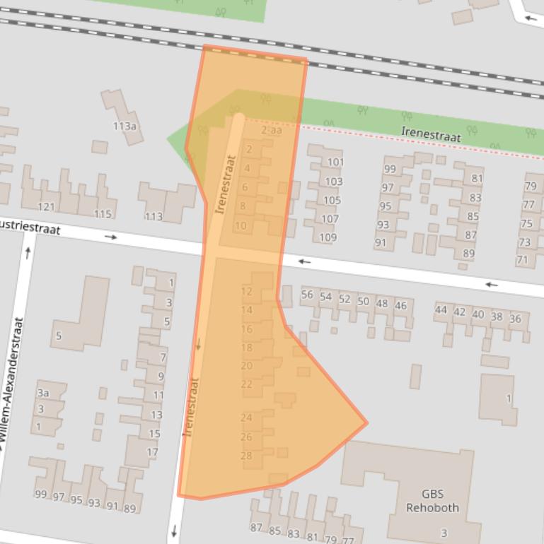 Kaart van postcodegebied 9744CV.