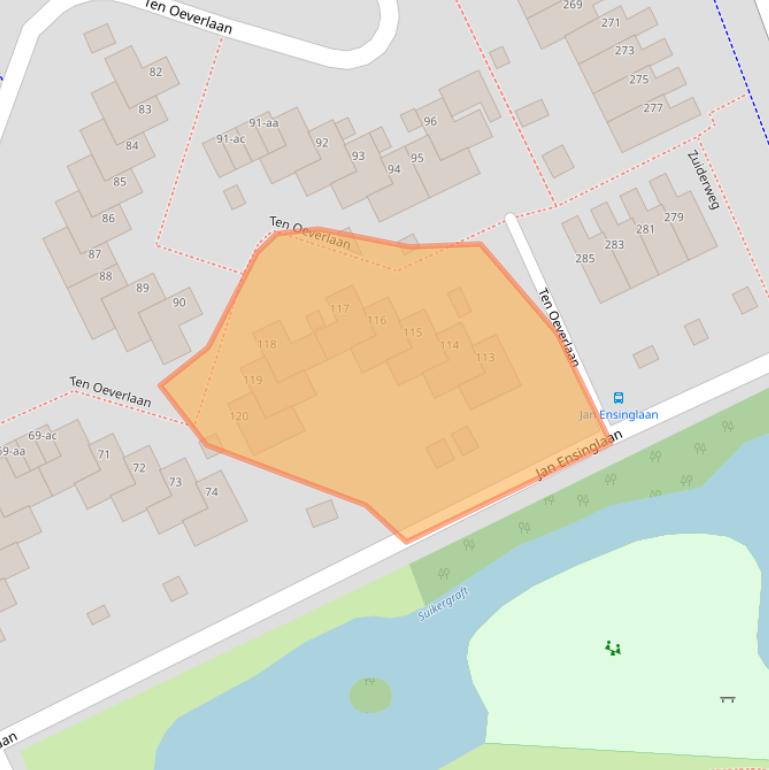 Kaart van postcodegebied 9744GN.