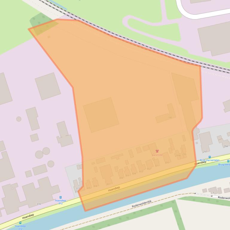 Kaart van postcodegebied 9744TB.