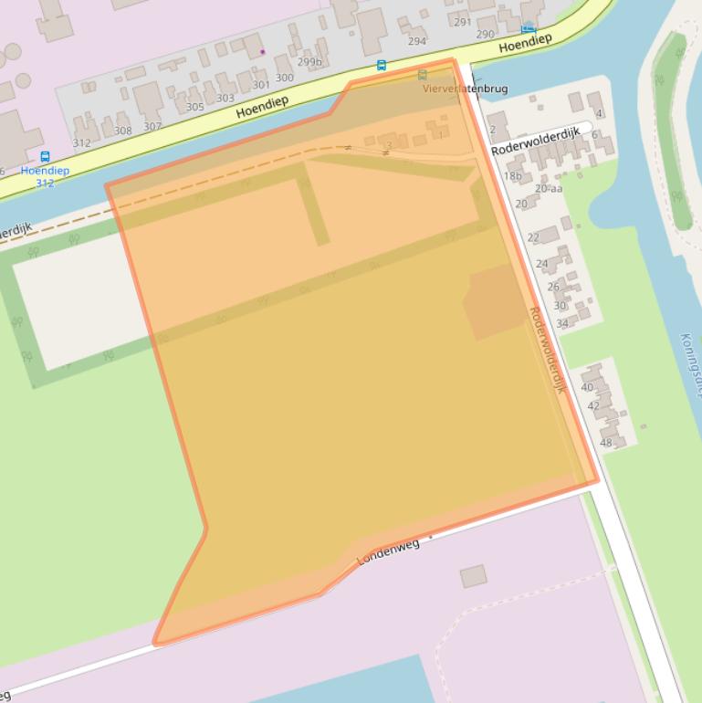 Kaart van postcodegebied 9744TE.