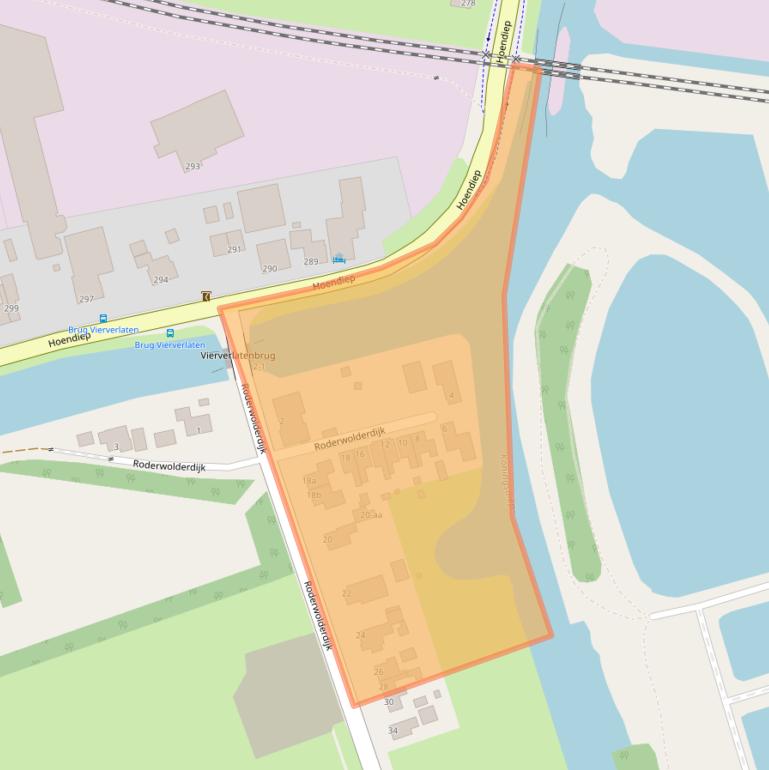 Kaart van postcodegebied 9744TG.