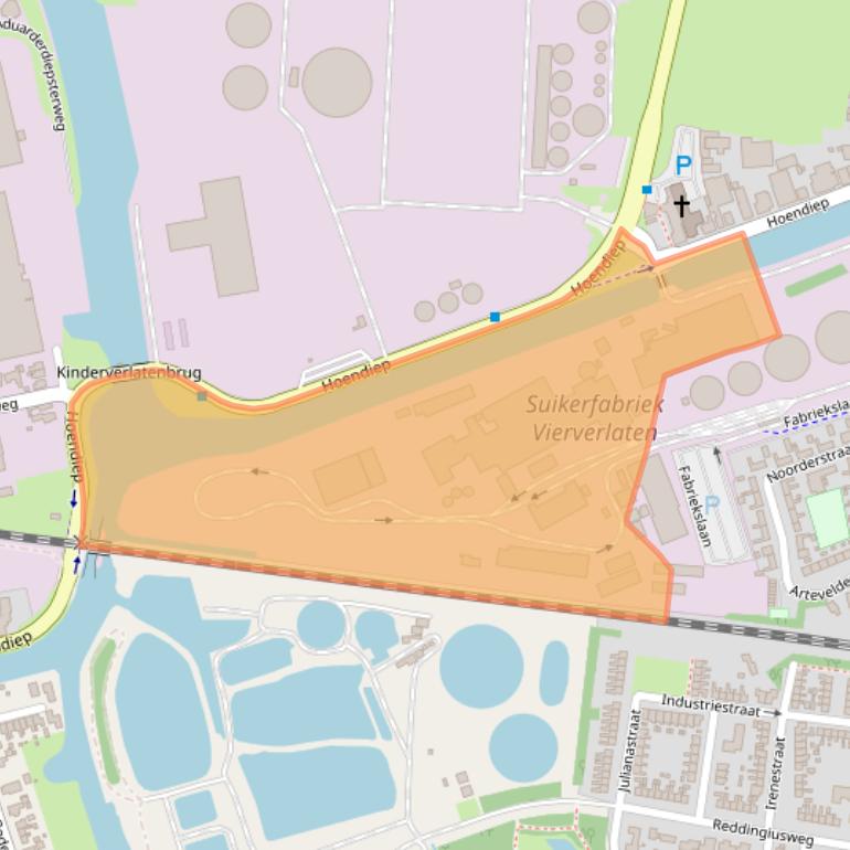 Kaart van postcodegebied 9745AG.