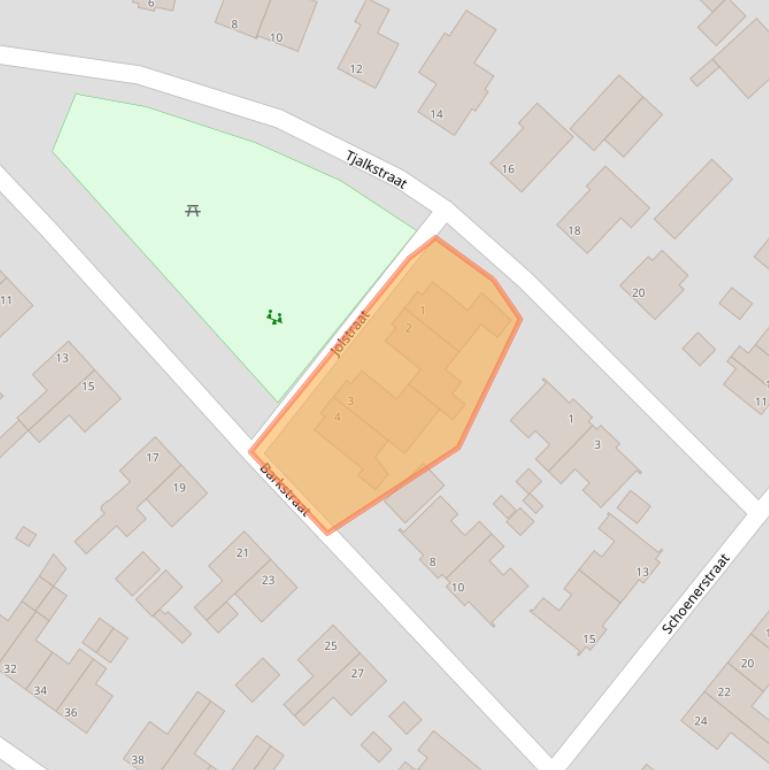 Kaart van postcodegebied 9745BW.