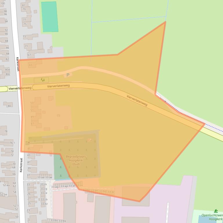 Kaart van postcodegebied 9745CE.