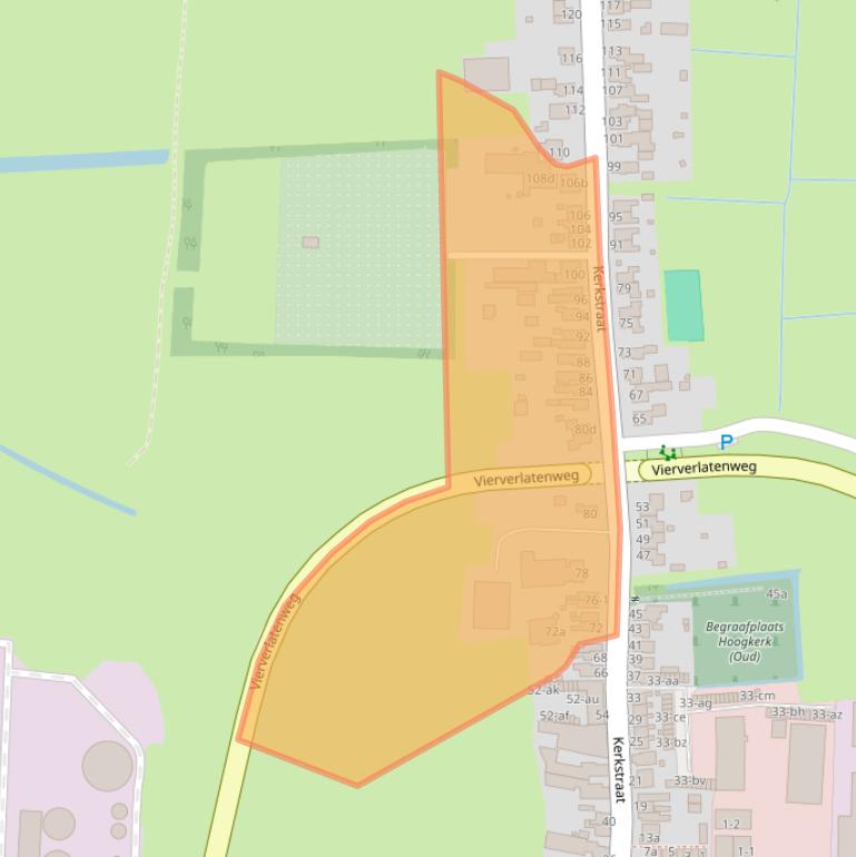 Kaart van postcodegebied 9745CL.