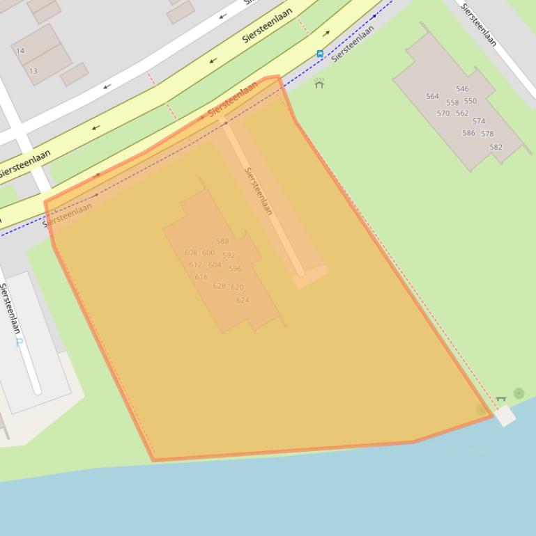 Kaart van postcodegebied 9745DV.