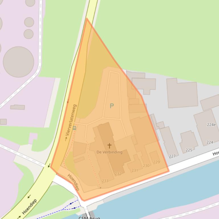 Kaart van postcodegebied 9745EG.