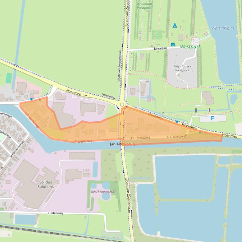 Kaart van postcodegebied 9745EN.