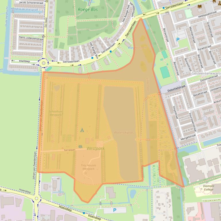 Kaart van postcodegebied 9745ER.