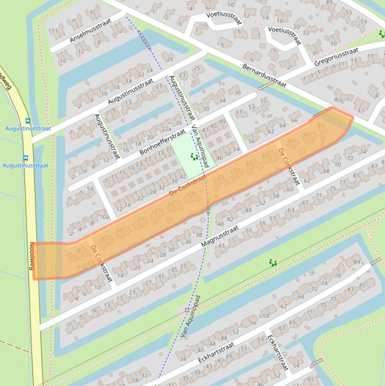 Kaart van postcodegebied 9746BV.