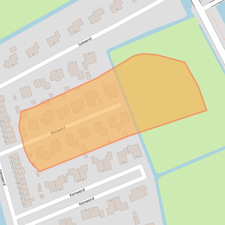 Kaart van postcodegebied 9746CH.