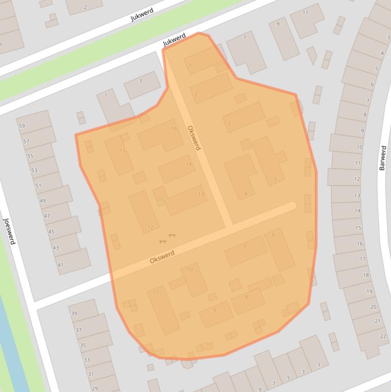 Kaart van postcodegebied 9746CP.