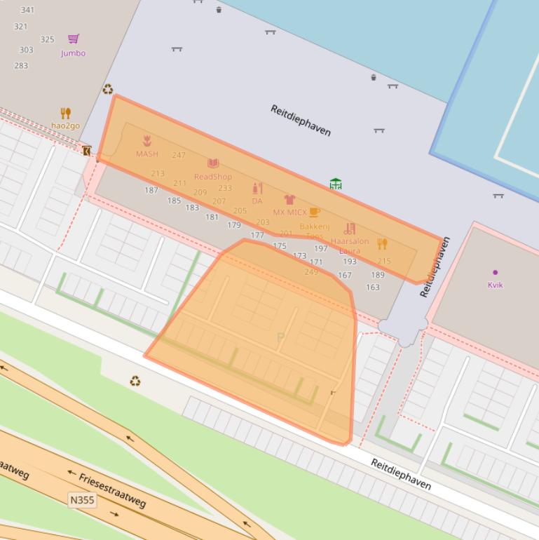 Kaart van postcodegebied 9746RD.