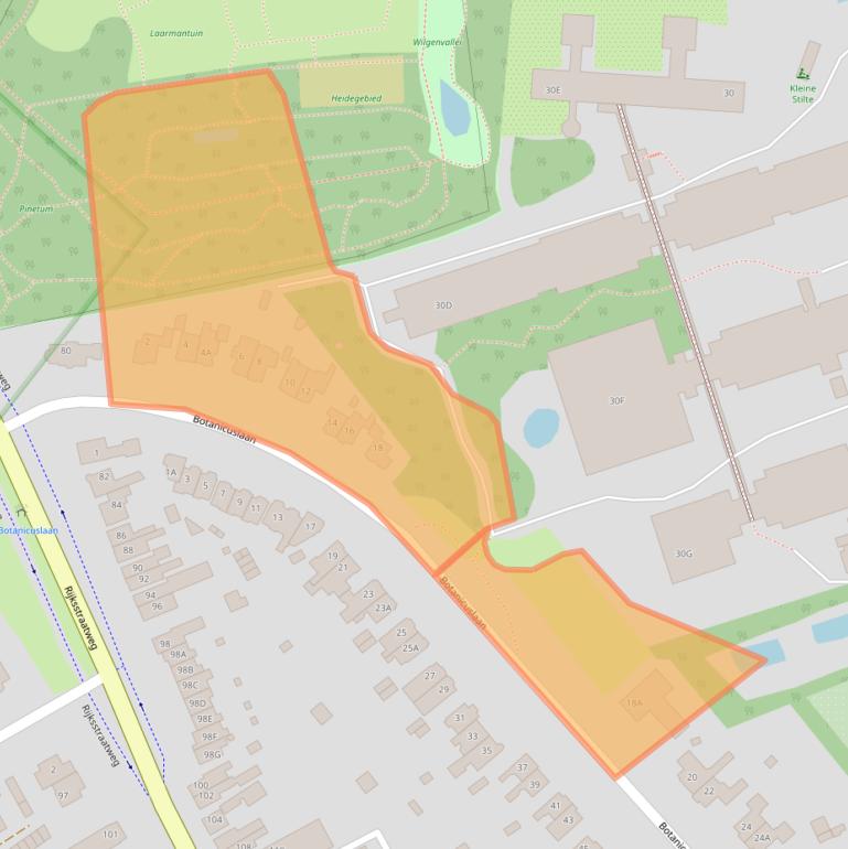 Kaart van postcodegebied 9751AC.