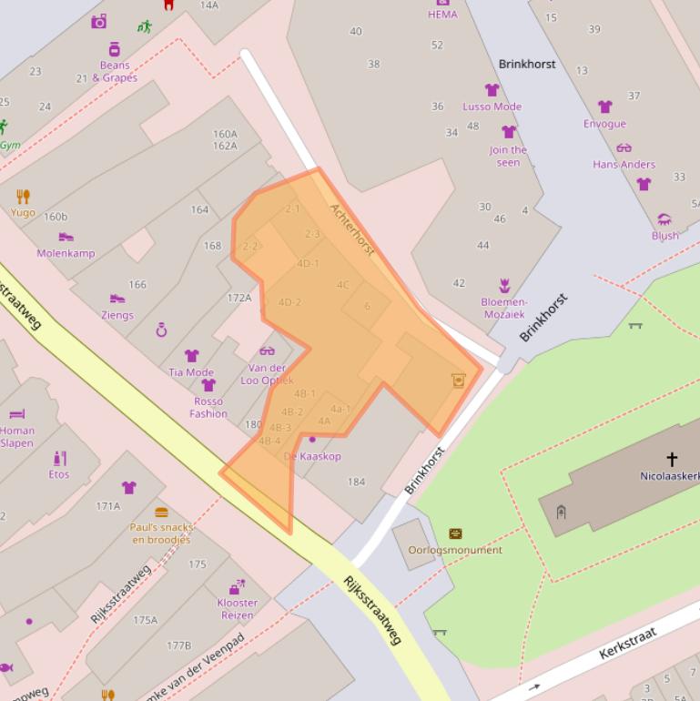 Kaart van postcodegebied 9751AL.