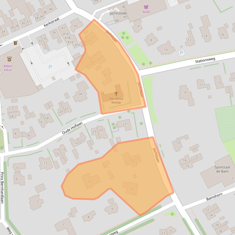 Kaart van postcodegebied 9751BP.