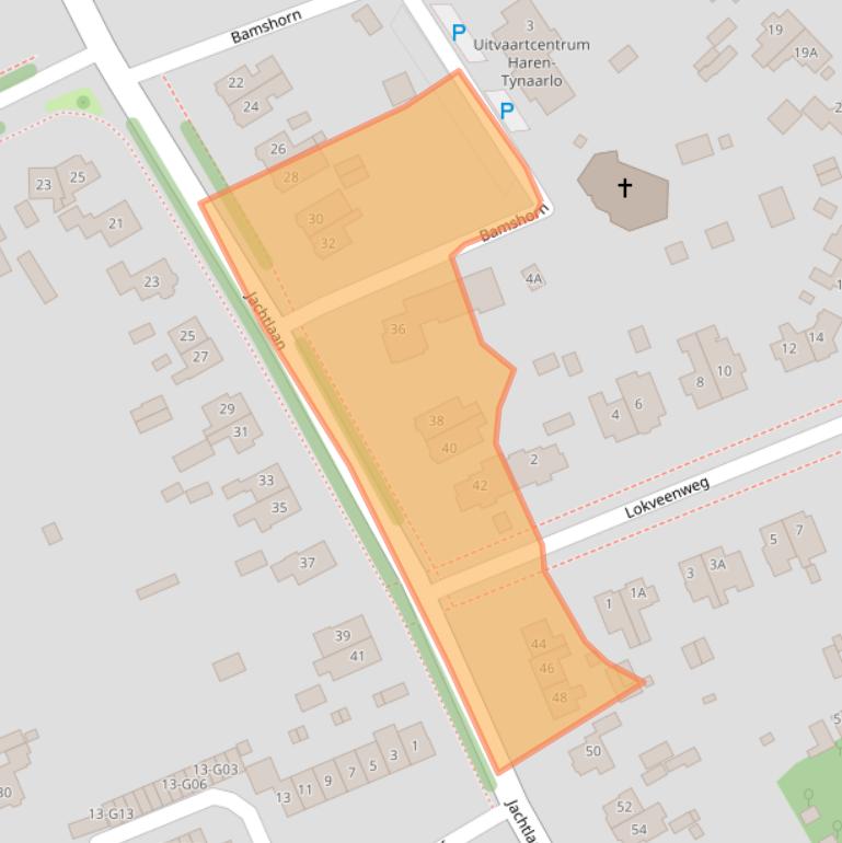 Kaart van postcodegebied 9751BV.