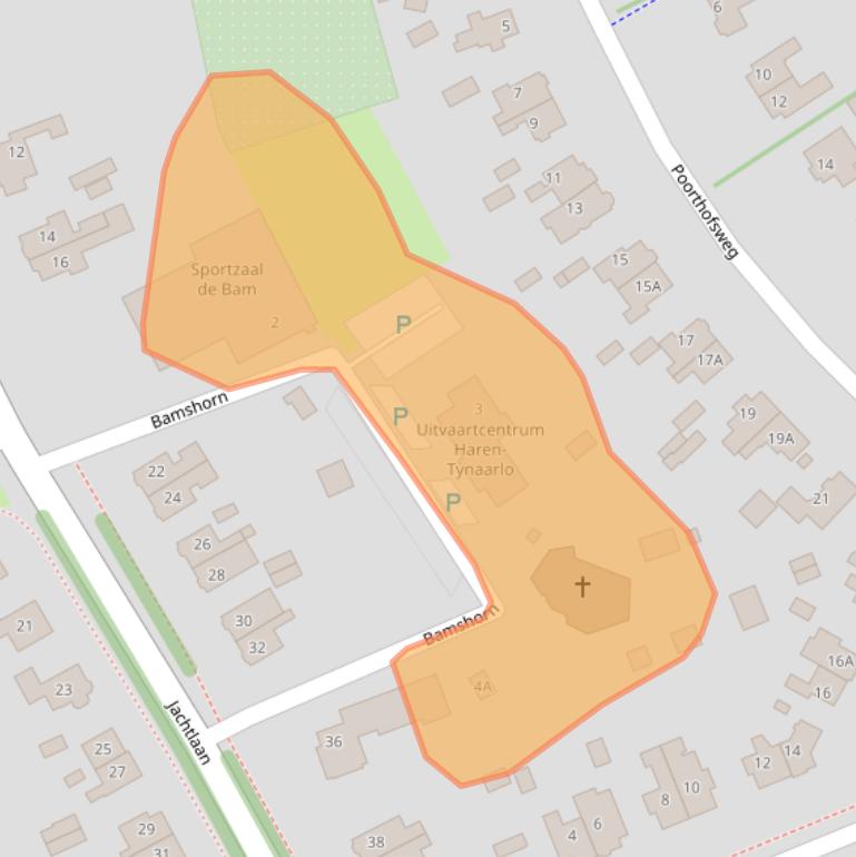 Kaart van postcodegebied 9751BX.