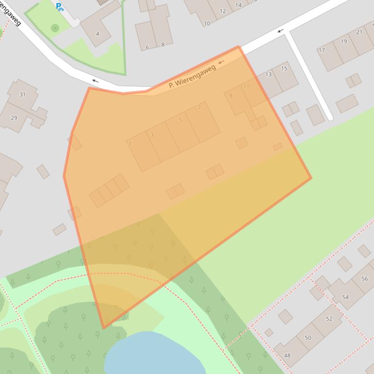 Kaart van postcodegebied 9751CL.