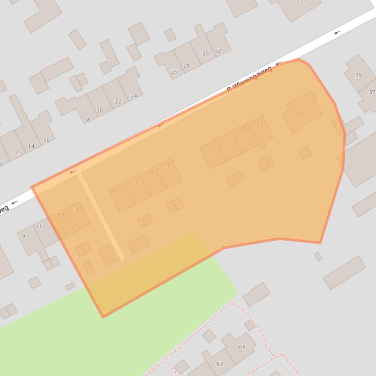 Kaart van postcodegebied 9751CM.