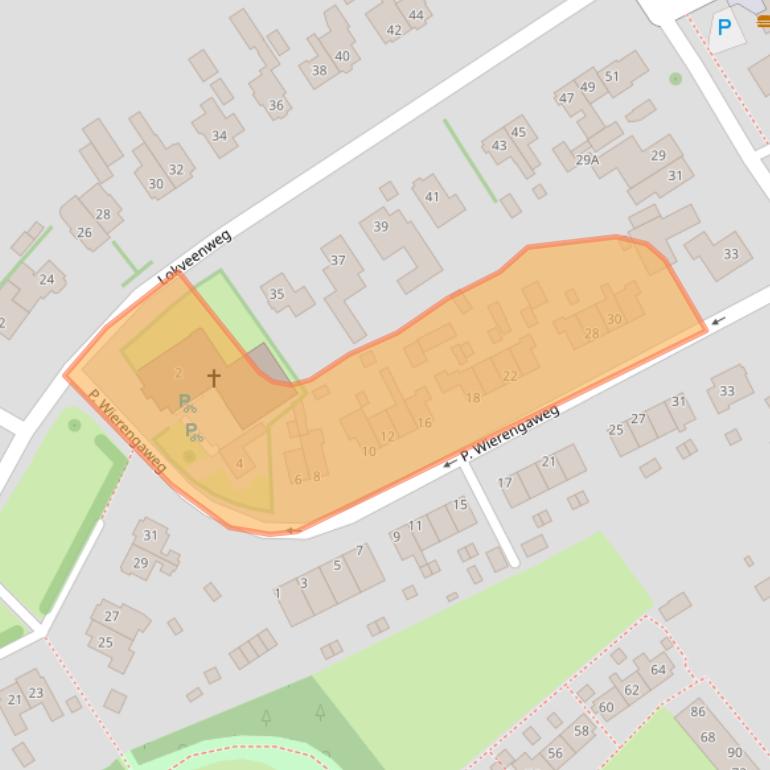 Kaart van postcodegebied 9751CN.
