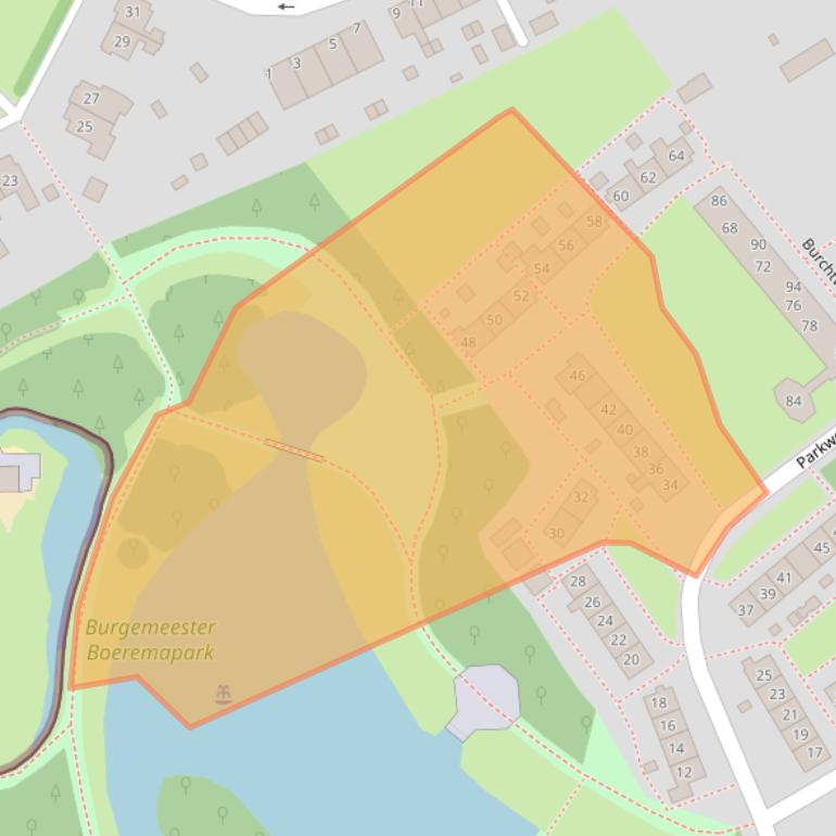 Kaart van postcodegebied 9751CT.