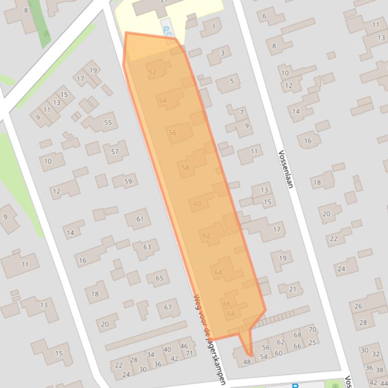 Kaart van postcodegebied 9751ER.