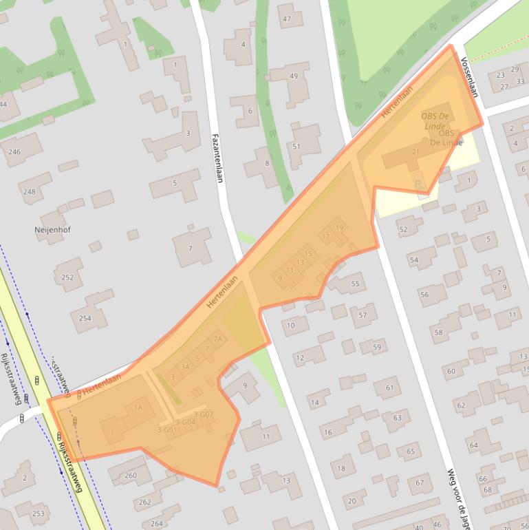 Kaart van postcodegebied 9751GA.