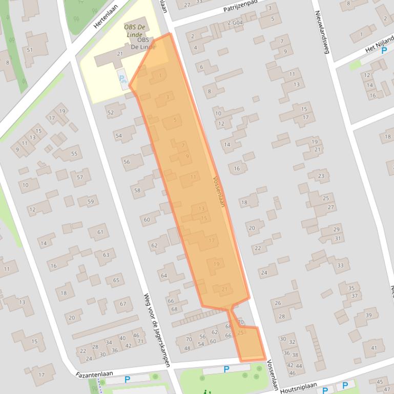 Kaart van postcodegebied 9751GD.