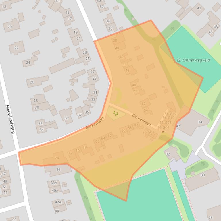 Kaart van postcodegebied 9751GS.
