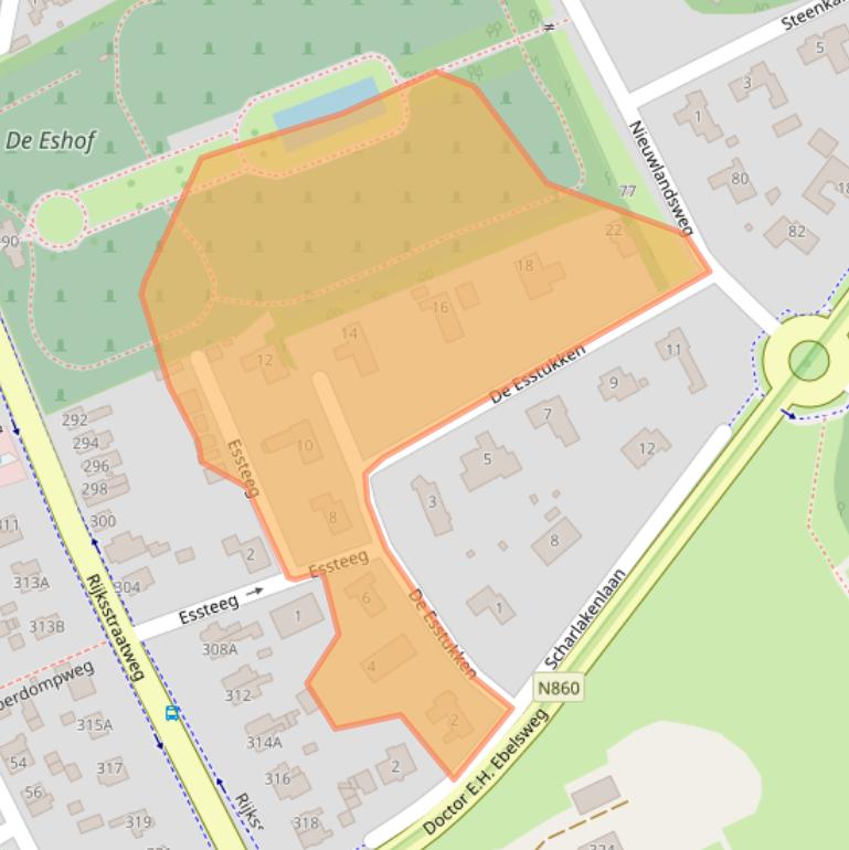 Kaart van postcodegebied 9751HB.