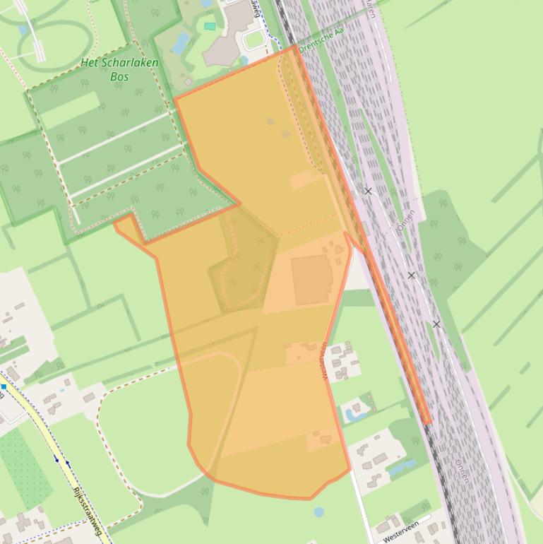 Kaart van postcodegebied 9751HW.