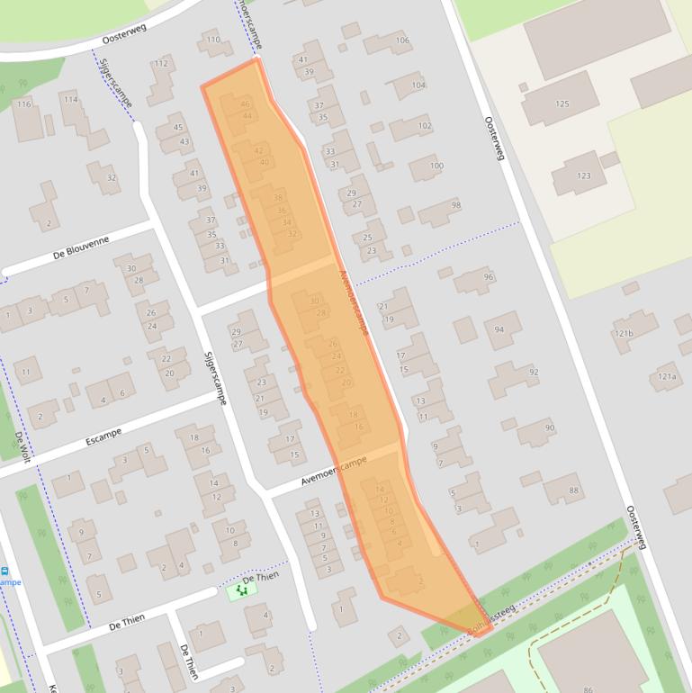 Kaart van postcodegebied 9751MB.