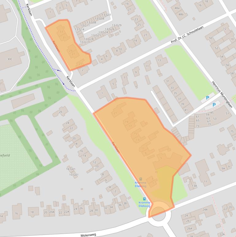 Kaart van postcodegebied 9751NK.