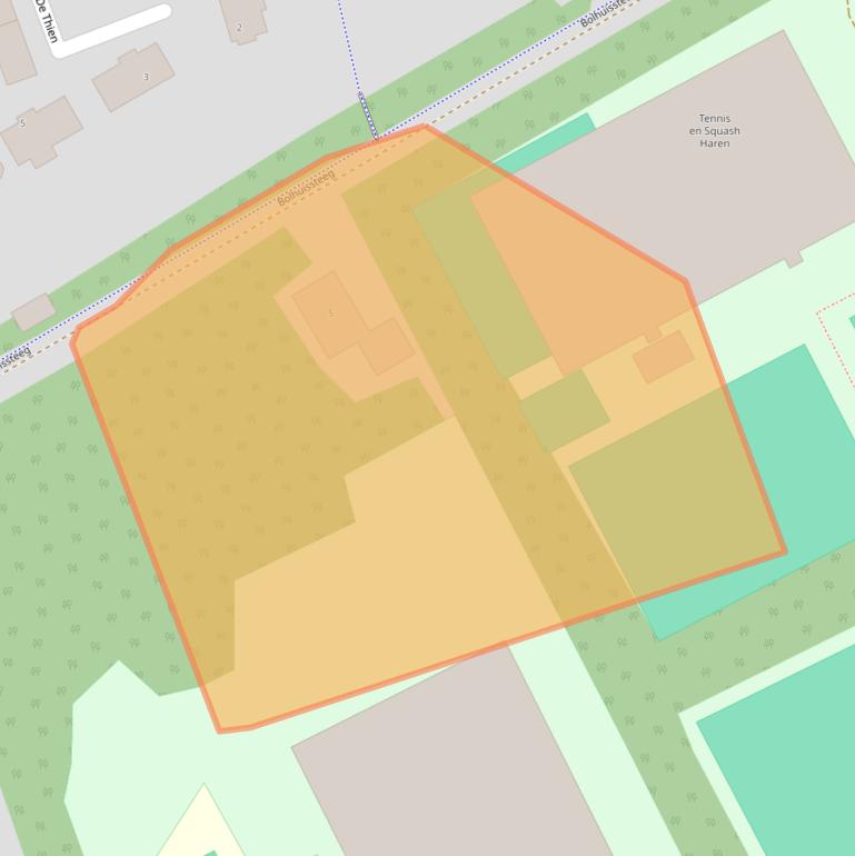 Kaart van postcodegebied 9751NR.