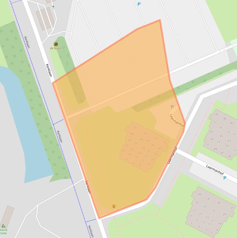 Kaart van postcodegebied 9751NV.