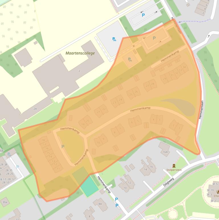 Kaart van postcodegebied 9751NX.