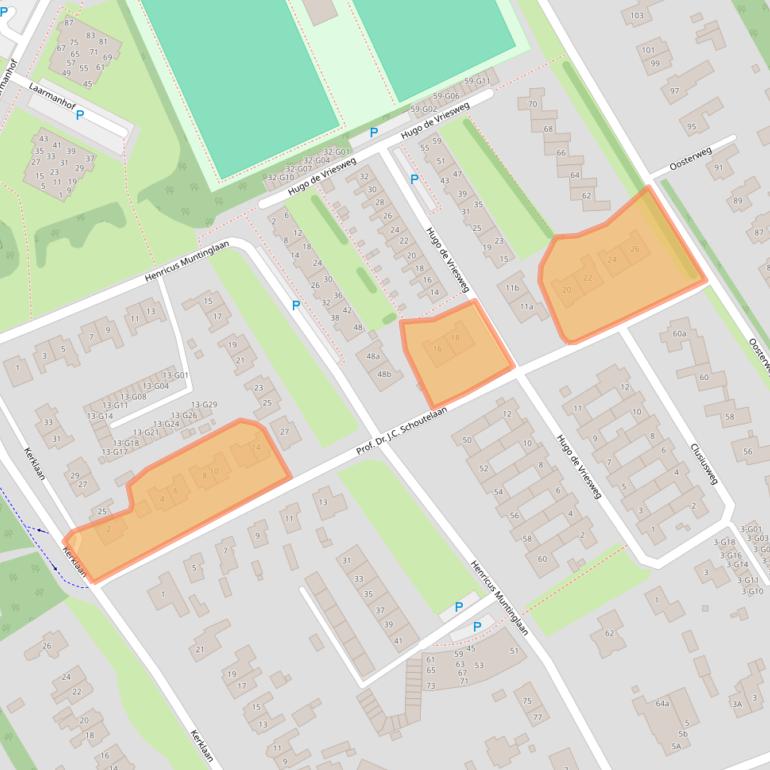 Kaart van postcodegebied 9751PM.