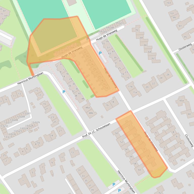 Kaart van postcodegebied 9751PS.